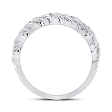 Load image into Gallery viewer, 14kt White Gold Sparkling Diamond Band Ring: A Timeless Masterpiece of Elegance - Splendid Jewellery