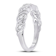 Load image into Gallery viewer, 14kt White Gold Sparkling Diamond Band Ring: A Timeless Masterpiece of Elegance - Splendid Jewellery