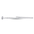 14kt White Gold Sparkling Diamond Bypass Bangle Bracelet - 1 Carat Total Weight - Splendid Jewellery