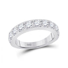 14kt White Gold Sparkling Diamond Elegance Band - Splendid Jewellery