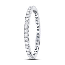 Load image into Gallery viewer, 14kt White Gold Sparkling Diamond Eternity Wedding Band | Splendid Jewellery - Splendid Jewellery