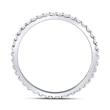 Load image into Gallery viewer, 14kt White Gold Sparkling Diamond Eternity Wedding Band | Splendid Jewellery - Splendid Jewellery