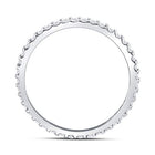 14kt White Gold Sparkling Diamond Eternity Wedding Band | Splendid Jewellery - Splendid Jewellery