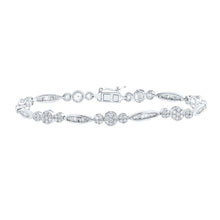 Load image into Gallery viewer, 14kt White Gold Sparkling Diamond Fashion Bracelet - 2 Carat Total Weight - Splendid Jewellery