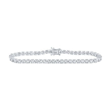 Load image into Gallery viewer, 14kt White Gold Sparkling Diamond Fashion Bracelet - 7 Carat Total Weight - Splendid Jewellery