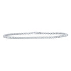 14kt White Gold Sparkling Diamond Tennis Bracelet - 2 - 1/5 Cttw - Splendid Jewellery