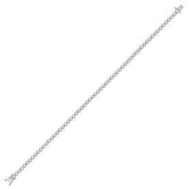 14kt White Gold Sparkling Diamond Tennis Bracelet - 2 Carat Total Weight - Splendid Jewellery