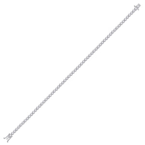 14kt White Gold Sparkling Diamond Tennis Bracelet - 2 Carat Total Weight - Splendid Jewellery