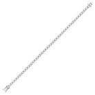 14kt White Gold Sparkling Diamond Tennis Bracelet - 4 Carat Total Weight - Splendid Jewellery