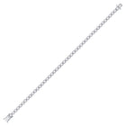 14kt White Gold Sparkling Diamond Tennis Bracelet - 4 Carat Total Weight - Splendid Jewellery