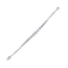 Load image into Gallery viewer, 14kt White Gold Sparkling Diamond Tennis Bracelet - 7 Cttw - Splendid Jewellery