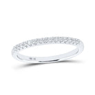 14kt White Gold Sparkling Diamond Wedding Band: A Timeless Symbol of Love - Splendid Jewellery