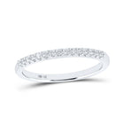 14kt White Gold Sparkling Diamond Wedding Band: A Timeless Symbol of Love - Splendid Jewellery