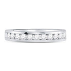 14kt White Gold Sparkling Diamond Wedding Band - A Timeless Symbol of Love and Elegance - Splendid Jewellery