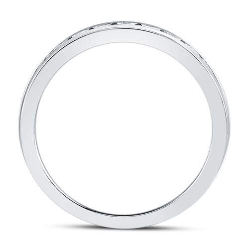 14kt White Gold Sparkling Diamond Wedding Band - A Timeless Symbol of Love and Elegance - Splendid Jewellery