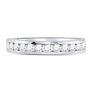 14kt White Gold Sparkling Diamond Wedding Band - A Timeless Symbol of Love and Elegance - Splendid Jewellery