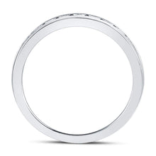 Load image into Gallery viewer, 14kt White Gold Sparkling Diamond Wedding Band - A Timeless Symbol of Love and Elegance - Splendid Jewellery