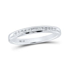 14kt White Gold Sparkling Diamond Wedding Band - A Timeless Treasure by Splendid Jewellery - Splendid Jewellery