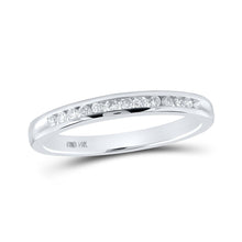 Load image into Gallery viewer, 14kt White Gold Sparkling Diamond Wedding Band - A Timeless Treasure by Splendid Jewellery - Splendid Jewellery