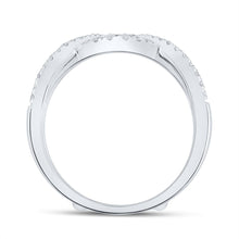 Load image into Gallery viewer, 14kt White Gold Sparkling Diamond Wrap Enhancer Wedding Band - Splendid Jewellery