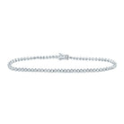 14kt White Gold Sparkling Round Diamond Tennis Bracelet - 1 - 1/5 Cttw - Splendid Jewellery