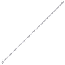 Load image into Gallery viewer, 14kt White Gold Sparkling Round Diamond Tennis Bracelet - 1 - 1/5 Cttw - Splendid Jewellery