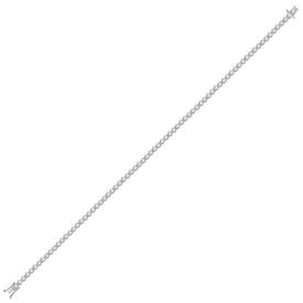 14kt White Gold Sparkling Round Diamond Tennis Bracelet - 1 - 1/5 Cttw - Splendid Jewellery