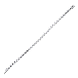 14kt White Gold Sparkling Round Diamond Tennis Bracelet - 1 - 3/4 Cttw - Splendid Jewellery