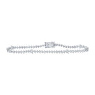 14kt White Gold Women's Round Diamond Tennis Bracelet - Sparkling Elegance - Splendid Jewellery