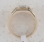 14kt Yellow Gold Baguette Diamond Square Men's Ring - 3/4 Cttw - Splendid Jewellery