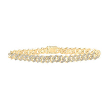 Load image into Gallery viewer, 14kt Yellow Gold Men's Diamond Cuban Link Bracelet - 3 - 3/4 Cttw | Splendid Jewellery - Splendid Jewellery