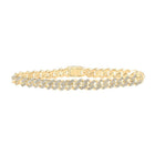 14kt Yellow Gold Men's Diamond Cuban Link Bracelet - 3 - 3/4 Cttw | Splendid Jewellery - Splendid Jewellery