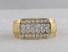 Load image into Gallery viewer, 14kt Yellow Gold Men's Round Diamond Band Ring - 1 - 1/2 Cttw | Splendid Jewellery - Splendid Jewellery
