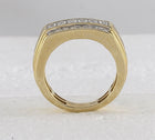 14kt Yellow Gold Men's Round Diamond Band Ring - 1 - 1/2 Cttw | Splendid Jewellery - Splendid Jewellery