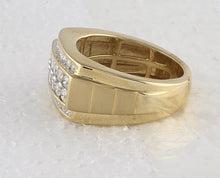 Load image into Gallery viewer, 14kt Yellow Gold Men's Round Diamond Band Ring - 1 - 1/2 Cttw | Splendid Jewellery - Splendid Jewellery