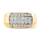 14kt Yellow Gold Men's Round Diamond Band Ring - 1 - 1/2 Cttw | Splendid Jewellery - Splendid Jewellery