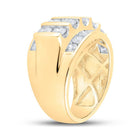 14kt Yellow Gold Men's Round Diamond Band Ring - 4 Cttw | Splendid Jewellery - Splendid Jewellery