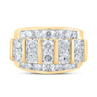 14kt Yellow Gold Men's Round Diamond Band Ring - 4 Cttw | Splendid Jewellery - Splendid Jewellery