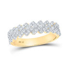 14kt Yellow Gold Men's Round Diamond Band Ring - A Dazzling Statement of Style - Splendid Jewellery