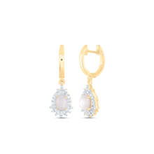 Load image into Gallery viewer, 10K Yellow Gold Oval Opal Earrings - Splendid Jewellery