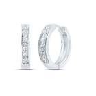 Sterling Silver Gift - Ready Diamond Earrings with Fine Detail - Splendid Jewellery