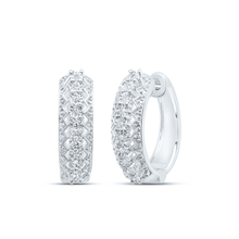Load image into Gallery viewer, Diamond Hoop Earrings with Natural Sparkle Gift Edition - Splendid Jewellery
