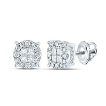 Load image into Gallery viewer, 14K White Gold Gift - Ready Diamond Earrings for Everyday Wear - Splendid Jewellery