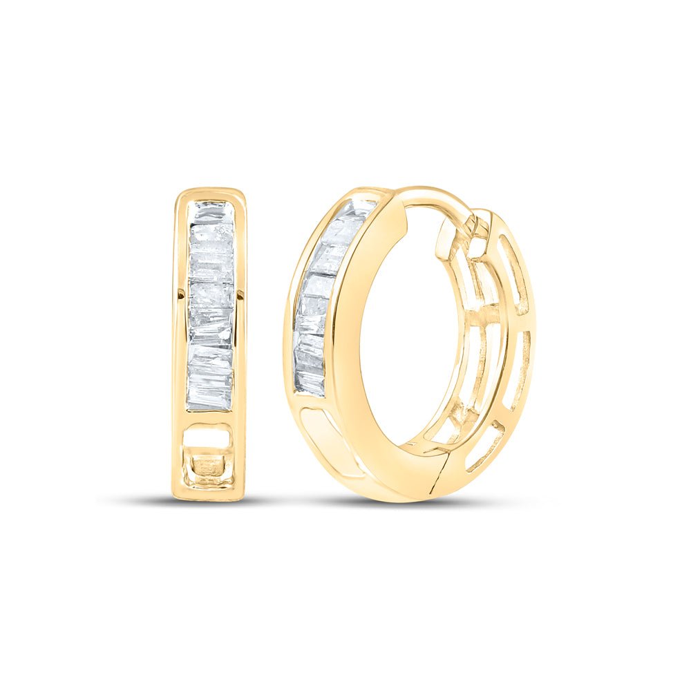 10K Yellow Gold Gift - Ready Diamond Earrings - Splendid Jewellery