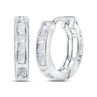 14K White Gold Diamond Earrings 1/6 Cttw - Splendid Jewellery