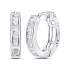 14K White Gold Diamond Earrings 1/6 Cttw - Splendid Jewellery