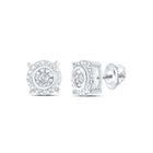 Round Diamond Stud Earrings 1/20 Cttw - Splendid Jewellery