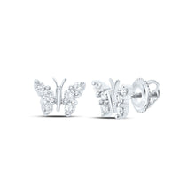 Load image into Gallery viewer, Round Diamond Stud Earrings 1/5 Cttw - Splendid Jewellery