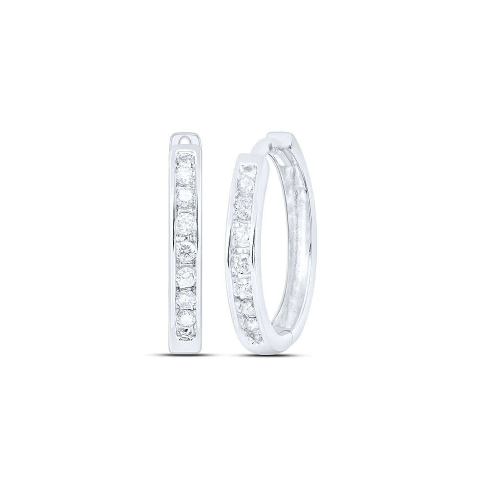 Diamond Fine Jewellery Hoop Earrings with Natural Sparkle - Splendid Jewellery