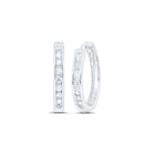 Diamond Fine Jewellery Hoop Earrings with Natural Sparkle - Splendid Jewellery